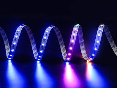 Tira LED Multicolor RGBW DMXN-F5050A, 14.4W/m, 269-443 lúmenes por metro