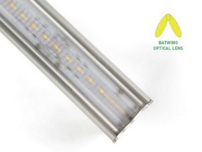 Luminaria LED Suspendida Serie LUZ, Lente Óptico Batwing, 2835 LEDs, 90lm/W