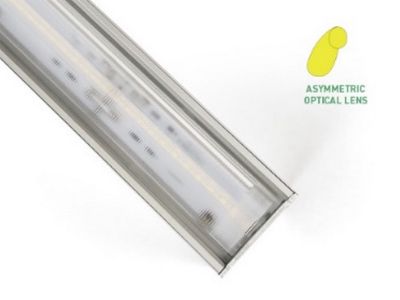 Luminaria LED Suspendida Serie LUZ, Lente Óptico Asimétrico, 2835 LEDs, 80 lm/W