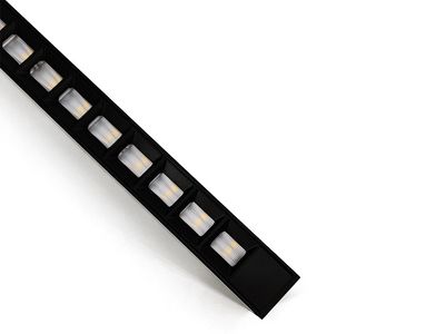 Barra Lineal LED de Superficie para Rejilla Louver 35X75°, Serie SLIM